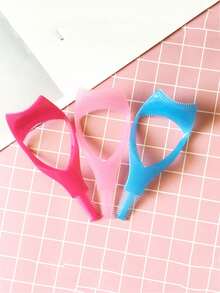 2支装三合一睫毛辅助器,睫毛膏保护工具,睫毛辅助器,1个可重复使用的化妆小帮手,适合初学者完美涂抹睫毛膏和眼线,打造自然无结块的睫毛,睫毛膏刷头带有睫毛分离器和镊子,是女性的理想之选。价格实惠,圣诞礼物,化妆品,化妆工具,物美价廉,礼品,女士礼物,圣诞礼物 - 彩色 - 查看 21