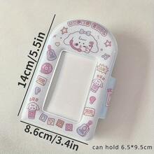 1pc Grid Card Album With Snap Closure, 3-Inch Instant Photo Album, Idol/K-Pop Style Card Holder - Multicolor - View 5