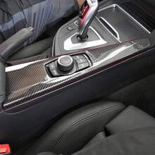 For BMW 3 4 Series F30 F31 F32 F36 3GT 320i Carbon Fiber Car Center Console Gear Shift Panel Sticker Cover Interior Decoration - Left Hand Drive - View 11