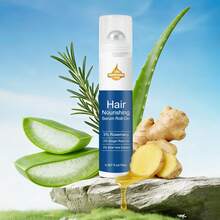 SUMIFANG 这款护发油蕴含迷迭香、生姜根油和芦荟精华。只需轻轻涂抹于头发上，即可滋养和调理秀发，同时舒缓头皮。它通常用于局部护理，例如头皮按摩和滋养干枯发梢，而且便于携带。 - 白色 - 查看 9