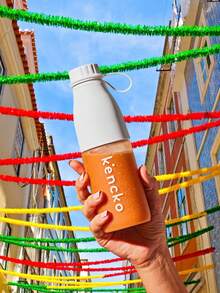 1/2/3个装便携式旅行水瓶 | 磨砂渐变时尚设计，带提手，防漏密封，轻便，适合户外/日常使用 - 白色 - 查看 10