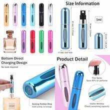 2026 Portable Dispensing Bottle10PCS Mini Refillable Perfume Atomizer Bottle Portable 5ml Spray Sct Pump Case For Wom M Small Mister Spray Bottle For Travel Accories - như hình ảnh - Xem 1