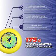 Duncan Intrepid Ultimate Competition Disco, Disco Volador con Peso de precisión de 175 g, Color Amarillo,39010111 - Burdeos - Ver 5
