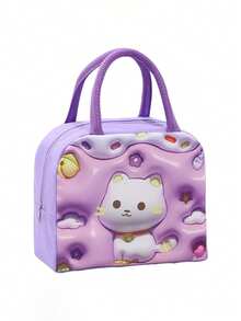 卡通午餐盒包，手提午餐包，保温午餐盒，小学生午餐包，上班族午餐包