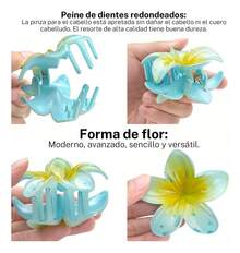 TendenciaPinzas Para El Pelo Con Forma De Flor De Plumeria Hawaiana P ColoreadoCalidad premium - 1 - Ver 6