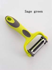 1pc Rotary Multi-Function 3-In-1 Stainless Steel Vegetable Peeler, Kitchen Tool - Multicolor - View 4