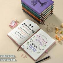 A5 Bullet Dotted Journal Notebook For Women -150gsm Thick Paper, 256 Pages, Dot Grid Hardcover, Tree Of Life Design, Fine Inner Pocket - 5.9inch * 8.5inch Pink - 粉紅色A5點狀 - 查看 5