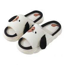 TendenciaPantuflas De Cerdito Para Mujer Suaves Cómodas Lino MudasCalidad premium - Blanco - Ver 1