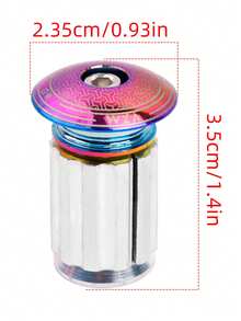 Aluminum Alloy Handlebar Plugs For Road Bike, Mountain Bike Handlebar Grips Plugs - Multicolor - View 5