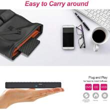 Unidad de CD/DVD Externa para Portátil, USB 3.0 CD DVD +/- Grabadora de DVD, lector de CD ROM Externo Grabadora Unidad óptica Compatible con Portátil PC  Book Windows 11/10/8.1/7 Linux,38927339 - Multicolor - Ver 6