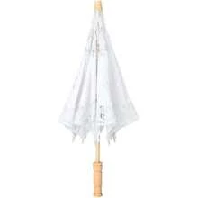 Paraguas de Encaje Vintage, Sombrilla de Encaje Vintage, Parasol Sombrillas de Encaje Elegantes, Paraguas de Fotografía de Novia de Boda Bordado de Madera Vintage [Blanco],38956790 - A - Ver 1