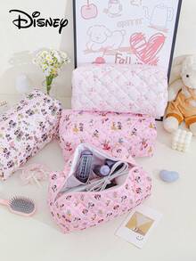 Disney Large Capacity Quilted Hair Dryer Storage Bag Multi-Pocket Design Inside Hair Dryer Holder Hair Tool Bag Multi-Functional Mickey & Minnie Pattern Storage Bag Official License Princess Storage Bag - Multicolor - View 9