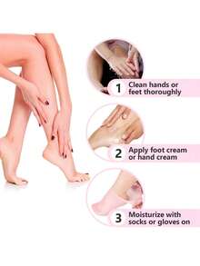 2/4/5pcs Silicone Moisturizing Set - Face Mask Cover, Gloves And Socks, Enhance Skincare Effects, Non-Slip Face Mask Holder, Alcohol-Free, Battery-Free Silicone Face Mask Applicator - Multicolor - View 7