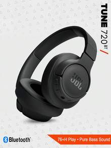 Tune 720BT Wireless Over-Ear Headphones With JBL Pure Bass Sound, Bluetooth 5.3, Up To 76H Battery Life And Speed Charge, Lightweight, Comfortable And Foldable Design - Black - View 13