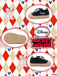 Disney 1 Pair Official Collaboration  Children's Sports Shoes, Suitable For Daily, Holiday, Sports And Outdoor Activities. Comfortable, Fit Foot Shape, Non-Slip, Breathable. (Boys' Sports Shoes, Boys' Sneakers, Children's Sports Shoes, Girls' Sports Shoes, Girls' Sneakers) - Black - View 4