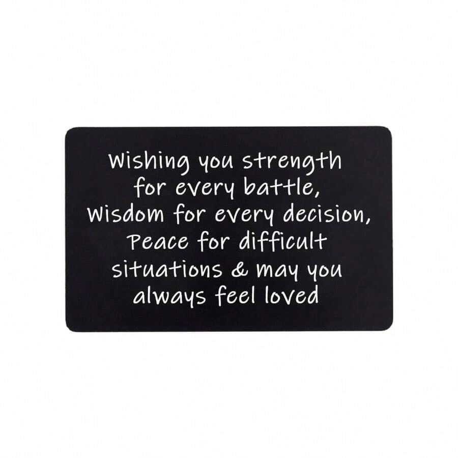 Religious Gifts Men Christian Cards Engraved Wallet Insert Card Women Men Graduation Birthday Present Inspirational Present Baptism Gifts Him Her - ban đầu - Xem 1