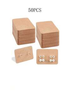 50/100/200 piezas Tarjetas de exhibición de aretes, Tarjetas de empaque de regalo - Multicolor - Ver 9