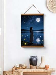 1 pieza Póster de pintura al óleo personalizable de alta definición, póster de lienzo personalizado, foto personalizada, comparte tus recuerdos favoritos y momentos preciados, regalo perfecto para amigos y familiares, adecuado para decoración de pared en aniversarios, Día de San Valentín, Día de la Madre, cumpleaños, etc. - Multicolor - Ver 11