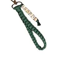 [Custom] 1pc Bohemian Style Personalized Keychain Bracelet, Bridesmaid Gift, Woven Bracelet Keychain, Bridesmaid Gift Box, Valentine's Day Gift