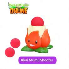 8-10cm High Quality PVC Anime Figure Model Toy, Pea Shooter, Gift Toy - Black - View 11