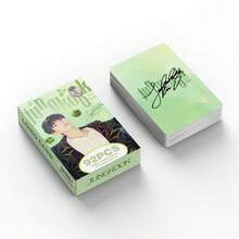 45张一套的明星照片卡，全息明星照片卡，高品质单张照片卡，收藏卡，粉丝周边商品，小礼物 - 彩色 - 查看 3