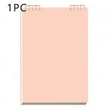 Silky Blush Ring Binder Notebook - 360° Lay-Flat Design, Refillable & Portable, Ultra-Slim For School, Office, Journaling And Travel Planning - Hồng - Xem 8