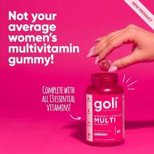 Goli® Women's Multivitamin Gummies, 60 Count, With 13 Essential Vitamins & Key Minerals, Vegan, Gluten-Free, Non-GMO - 60 Đếm - Xem 5