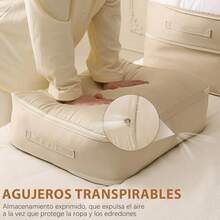 Fabric Storage - Medium+Beige - View 7