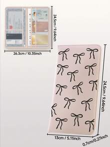 Ayotu Ví đựng giấy tờ xe và bảo hiểm hình nơ đen, ví da PU đựng đồ trong hộp găng tay, ví đựng giấy tờ xe hơi, xe tải, tài liệu, vật dụng cần thiết khi đi du lịch, đồ dùng học tập, đồ dùng ngày lễ, phụ kiện du lịch, ví đựng hộ chiếu, bìa hộ chiếu, ví đựng hộ chiếu, quà tặng lý tưởng cho chủ xe hơi, xe tải, xe máy và xe kéo, lựa chọn tuyệt vời cho quà tặng năm mới. - Nhiều màu - Xem 9