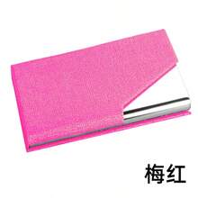 Creative & Fashionable Stainless Steel Business Card Holder With Flip Cover And Angled Design - Angled Business Card Holder - View 9