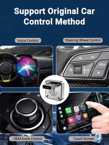 XUDA 2026 New 2-In-1 Wireless CarPlay/Android Auto Adapter, 2.4-5.0 GHz WiFi6 Carplay Converter, Wired To Wireless, Fast Auto-Connect Smart Box, No Latency, Compact Design, Fashionable Portable, Compact & Elegant, Compatible With IPhone & Android, With USB/USB-C Port, No Battery - A - View 11