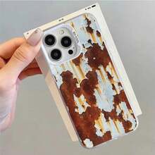 Funda de Carcasa Suave con Diseño Retro de Óxido para iPhone 16e 11 12 13 Pro Max 14 15 16 Plus - Mix04 - Ver 3