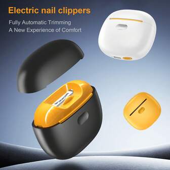 New Smart Electric Nail Clipper, Automatic Nail Trimmer For Home Use, Portable Nail Clippers For Fingers And Toes, Anti-Pinch Nail Cutter, Built-In 300mAh Battery, Premium Packaging, Suitable As Holiday Gift