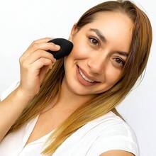 Black Latex Sponge Blending Foundations, Powders, And Creams Achieve Streak - Application Vegan And Cruelty - - 黑色 - 查看 4
