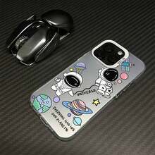 おしゃれなスマホケース  11/12/13/14/15/15pro/15 Plus/15 Promax/7plus/8plus/11pro/12pro/13pro/14pro/11promax/12promax/13promax/14promax/14plus/5 - 半透明の黒 - チェックする 3
