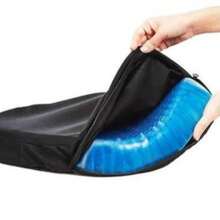 Cojin de Silicona Almohada para Silla Descanso Refrigerante Flexible - Azul - Ver 2