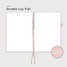 &And Per Se Blank Journal Notebook, 160 Pages, 5.7 X 8 Inches College Ruled Thick Paper Notebook Journals For Writing, Hardcover Notebook(1 Pack, Pink) - 160-En blanco160En blanco - Ver 5