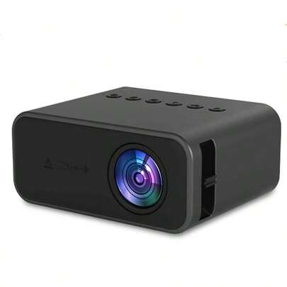 Mini proyector, Mini de Cine en casa Privado portátil, de Viaje multifunción para Interiores y Exteriores 1080P HD, para Fiestas en casa/Lugares de Entretenimiento