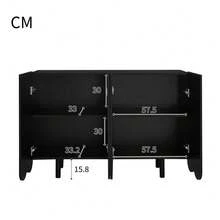 Storage Cabinets - Black - View 9
