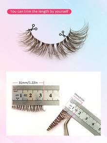 5 Pairs Rikuaild Natural Brown Cartoon Style False Eyelashes, Delicate & Thick Cartoon Lashes, Natural Lash Extension Makeup