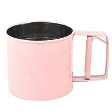 手持式不锈钢网筛面粉器，粉末筛，烘焙工具，厨房小工具，家用厨房用品 - 彩色 - 查看 12