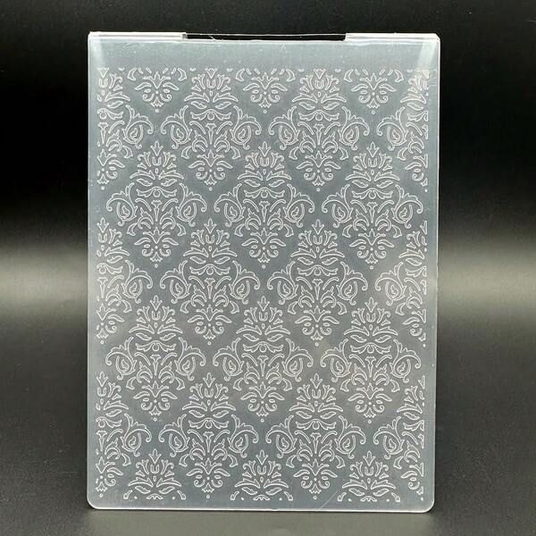 New 3D Plastic Embossing Folder Template Retro Diamond Pattern Texture 4.13x5.71 Inch For Card Making DIY Scrapbooking Paper Crafting Handmade Crafts Scrapbooking Arts SuppliScrapbook Dr
