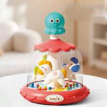 Children's Toy Insect Carousel Playground Bouncing Ball, Interactive Early Education Animal Press & Rotate Toy - Colorful Rotating Cognitive Game, Cultivate 3M+ Toddler Fine Motor Skills, Birthday Christmas Gift - Multicolor - View 7
