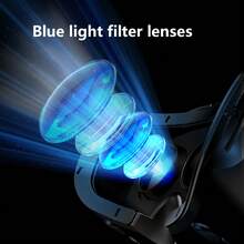 VRG Ultra HD VR Headset With Earphones, Upgraded Experience, Immersive IMAX Theater-Level Enjoyment, Adjustable For Myopia, Suitable For 5-7 Inch Smartphones