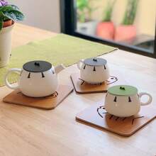 Reusable Silicone Cup Covers  Airtight Seal Lids For Steeping Coffee Tea Anti Dust Mug Lids Set Of 3 - 1 - View 4