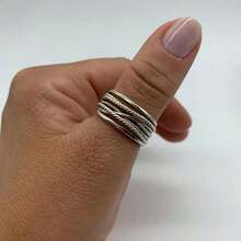 A Bohemian Elegant Thumb Ring With An Adjustable Multi-Layer Weave Design For Women's Fashion Jewelry For Everyday Wear And Gifts - nhẫn - Xem 2
