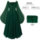 251117 Bell-sleeved Fairy Dress, Green