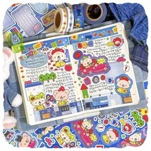 Cute Cartoon Bear Club Stickers, Suitable For Phone Cases, Scrapbooking, DIY Crafts - Multicolor - View 3