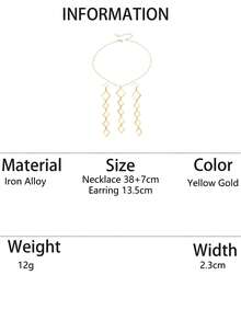 Women Jewelry Sets - Yellow Gold - View 8