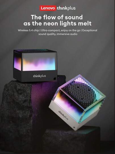  Lenovo K31 Mini Bluetooth Speaker, High-Quality Sound, Powerful Bass, Bluetooth 5.4, Portable, Compact TWS, Breathing Light, Long Battery Life, Wireless For Phones, Laptops, Great Gift